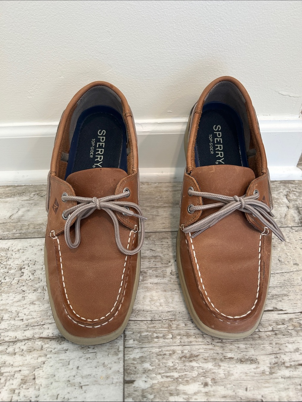 Sperry Men’s Tan Leather Classic Boat Shoes